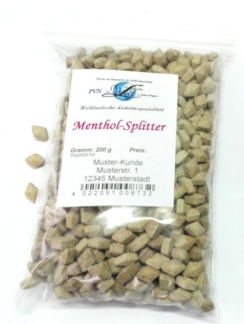 Menthol-Splitter * 15 Btl. á 200g